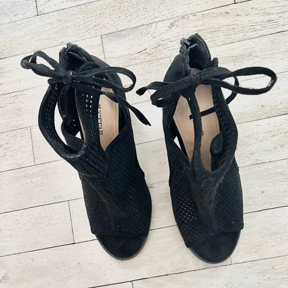 Black Heeled Booties - Picture 3 of 3